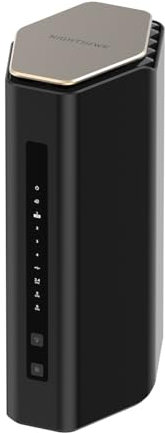 NETGEAR Router Nighthawk WiFi 7 (BE17000) - Funzioni di sicurezza, Velocità wireless a 17 Gbps, Porta Internet da 10 Gig, Router di gioco Tri-Band, copre 3.300 piedi quadrati, 150 dispositivi, VPN