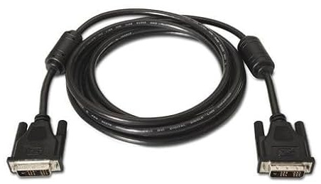 DVI-kabel - dvi-länk 18 + 1, hane till hane, 5,0 m, perfekt för högkvalitativa videoanslutningar mellan enheter*