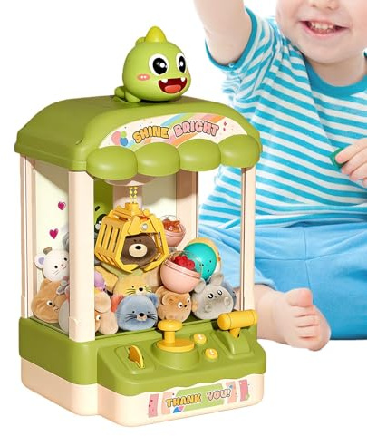 Krallenmaschine - Dinosaurier- -Greifspielzeug, Cartoon-Gashapon-Maschine | Candy Arcadee Spiel Spielzeug mit 10 Plüschspielzeugen, 10