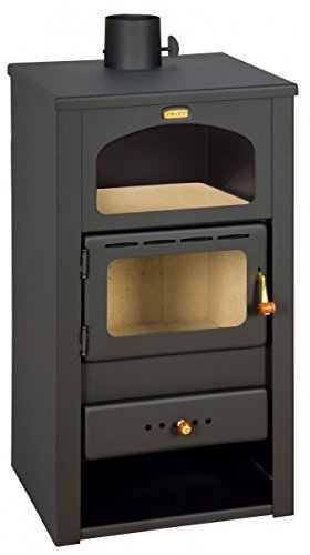 Stufa a legna camino 10 kW con bruciatore a legna di nicchia Top riscaldamento mensola Prity