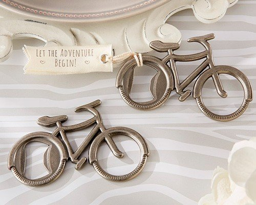 Lote de 20 Abrebotellas Bicicleta En caja Transparente de Regalo - Abridores, abrebotellas para Detalles, Regalos y Recuerdos de Bodas, Comuniones Hombres