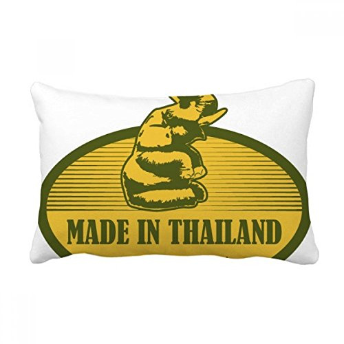 DIYthinker Thai Customs Culture Made in Thailand Throw Pillow Lumbar Insert Cushion Cover Home Decoration