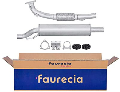 HELLA 8LB 366 022-721 Vorschalldämpfer - Easy2Fit® Kit - vorne - zweiteilig - Set mit Anbauteilen