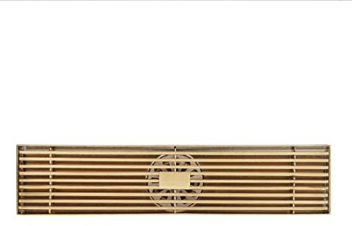 Bodenablauf, Duschrinne, Duschablaufrinne Mit Geruchsstop Und Haarfilter, Badezimmer Duschablauf Sehr Flach, Rechteckig Linear Bodenablauf Anti-Verstopfung Hofablauf,Type3