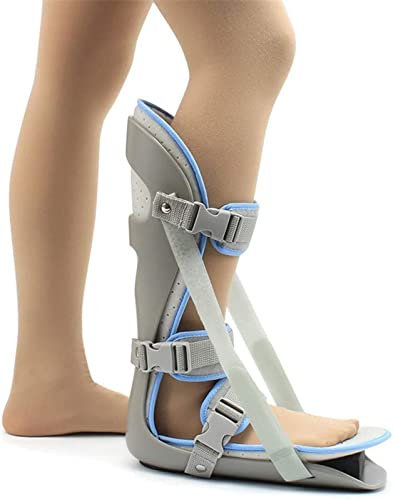 CUSMA Harte Plantarfasziitis-Nachtschiene, Stabilisatorstütze Lindert Entzündungen - Fußstützstiefel, Verstellbare Klettverschlüsse Zur Linderung Von Achillessehnenschmerzen,L
