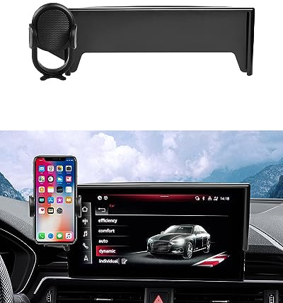 Autorder - Soporte de teléfono para Coche Audi A4 2020+/A5 2020+/Q5 2021+ Accesorios Soporte de teléfono de visualización de 10.1 Pulgadas, Soporte de automóvil, Manos Libres, rotación de 360 Grados