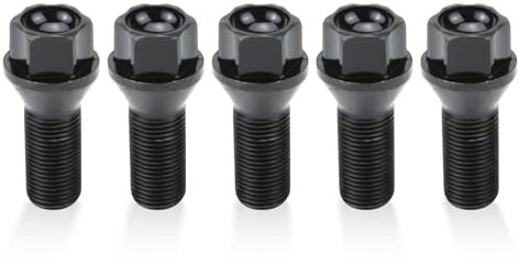 BINB ROAD 36136781151 Wheel Lug Bolt Nuts M14x1.25 Compatible with BMW MINI 118d 120d 218d 225d 318d 330d 330i 425d 428i 530d 550i M5 X1 X2 X3 X4 X5,5Pcs