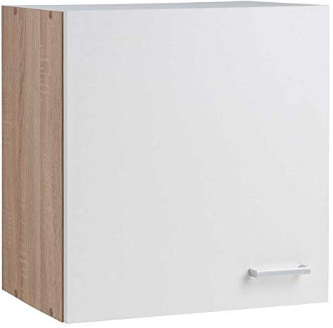 Möbel Jack Küchenschrank Hängeschrank Oberschrank SOLERO 12 | Eiche Sonoma | Weiß | 1 Tür