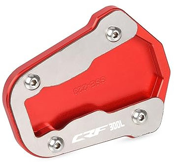 Motorrad Seitenständer Unterlage Für HON&DA CRF300L Für CRF 300L CRF300 Rally 2021-2023 Für CRF 300 L Motorrad Zubehör Seite Stehen Verlängerung Enlarger Kickstand Platte kissen für seitenständer ( Fa