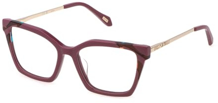 JUST CAVALLI Damen Vjc075 Brillenfassungen auf Rezept, Total Semi-Matt Rot, 53/140/17