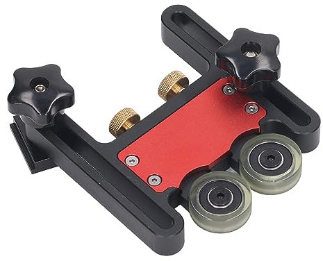 Rullo Guida per l'alimentazione della Tavolo Rullo Scorrevole Regolabile Featherboard per Fresatrice Tavolo Tavoli per Fresatrice e Seghe a Nastro Porte Scorrevoli per