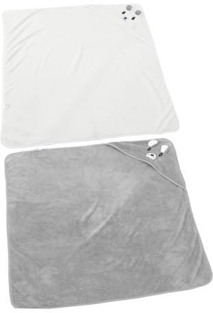 Hoement Badetuch Mit Kapuze Für Kinder Super Saugfähig Aus Korallenfleece Baden