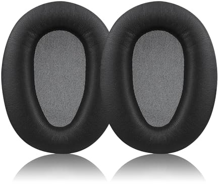 WH-CH700N Ear Pads - Replacement Earpads for Sony WH-CH700N, WH-CH710N, WH-CH720N, MDR-10R, MDR-ZX770, MDR-ZX780 Headphones Black