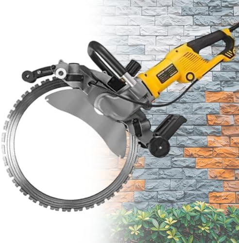 vnmudzeo Electric Brushless Circular Saw 8000 W,with Water Pump & Blade,Φ29 cm Φ39 cm Ring Concrete Cutting Equipment 2200 R/min,for Lightweight Brick Wall,39cm