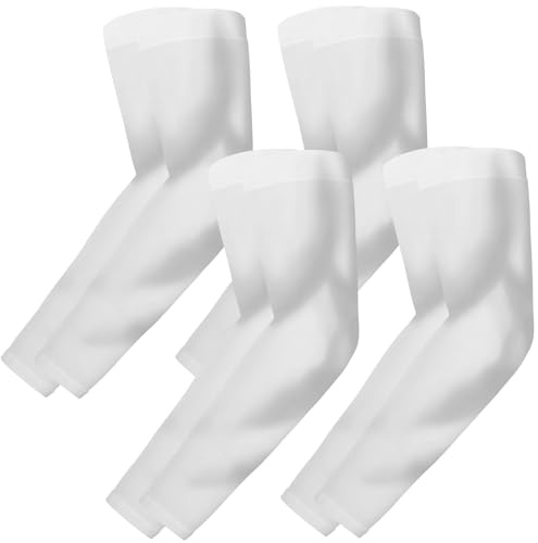 ROCK TAKIN UV Sonnenschutz Arm Sleeve für Herren Damen, UPF 50+ Kühlung Armstulpen Sommer Kompression Tattoo Armlinge Unisex Armwärmer für Radsport Basketball Golf Baseball Fußball – 4 Paar