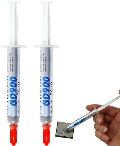 OunTechGlory 2PCS Thermal Paste, CPU Thermal Paste, High-Performance Ther-mal Putty with High Conductivity for Heatsink, IC, CPU & All Coolers, Efficient Heat Dissipation Grease(3g)