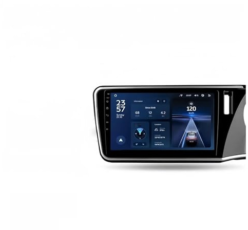 Auto-GPS-Navigationssystem Für Honda Für City 2014-2017 RHD Autoradio Multimedia-Videoplayer Navigation Stereo GPS Android 10 Nein 2din 2 Din(CC3LWIFL 32G R-B)
