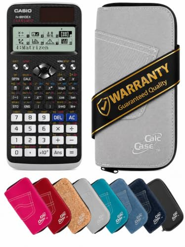 Casio FX 991DE X Schulrechner mit CalcCase Schutztasche, Wissenschaftlicher Taschenrechner – ideal für Schule, Studium & Prüfung - Basic Set