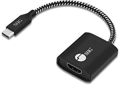 Siig adaptateur USB C vers HDMI, VGA, DisplayPort USB C to HDMI with PD USB C to HDMI with PD