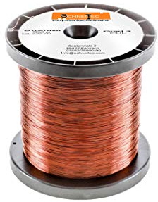 Kupferlackdraht W210 Ø 0,50 mm 500 g, ca. 260m - CU Lackdraht Grad 2 CUL Kupferdraht Gewicht 500 Gramm Durchmesser 0,50 Millimeter Wickeldraht Kupfer Draht nach IEC 60317-13