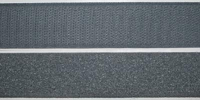 Jajasio Klettband selbstklebend Extra Stark, 20 mm, Mittelgrau #10 3 Meter, selbstklebendes Klettband