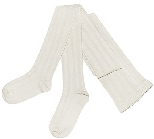 Weri Spezials Baumwollstrumpfhose Damen mit Zopfmuster – Für Fest & Alltag – Auch in Übergrößen 34–54/56 – 8 Farben