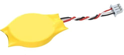 BenjiPower - CMOS BIOS CR2032 Batterie, 3 V, avec câble connecteur à 3 Broches, pour PC, Ordinateur Portable