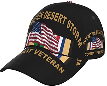 Freizeit Basecap Kampfveteran Der Operation Desert Storm Basecap Verstellbare Baseballmütze Vintage Baseball Cap Für Reisen, Damen, Running