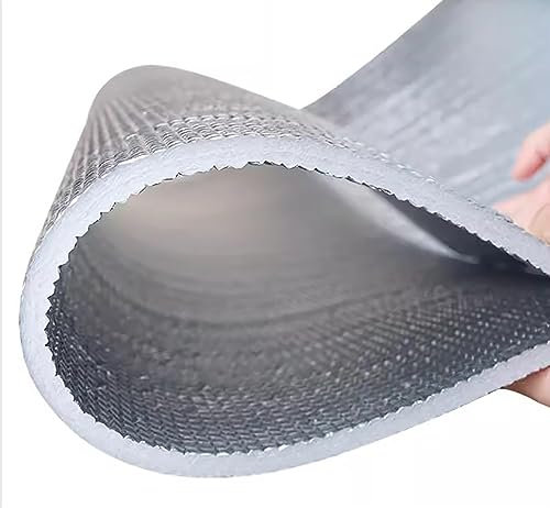 Doppelte reflektierende Aluminiumisolierungsrolle, 9,5 cm, 40,5 cm, 50,6 cm, 50,8 cm, 60,5 cm, 6 m, 6 m, 2 m lang, zuschneidbare Hitzeschutzfolie, vielseitiger Isolierschaum – 8,5 mm dick, 2 m lang