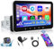 Hikity 2G+32G Android 13 Autoradio Navi 1din mit 7Zoll Touch Display Radio 1 Din mit GPS Navigation WiFi Bluetooth FM Radio Mirror Link Rückfahrkamera