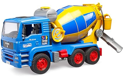 bruder 01063 - 50 Jahre Sonderedition MAN TGA Betonmisch LKW - 1:16 Fahrzeuge, Betonmischer, Lastwagen, Mischwagen, Baufahrzeug