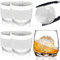 Ice Ball Mould Set of 4｜6cm XL Silicone Ice Sphere Moulds, Reusable & Stackable, Easy-Release Freezer Ice Sphere Maker, Round Ice Cube Moulds for Whisky, Cocktails & Soft Drinks