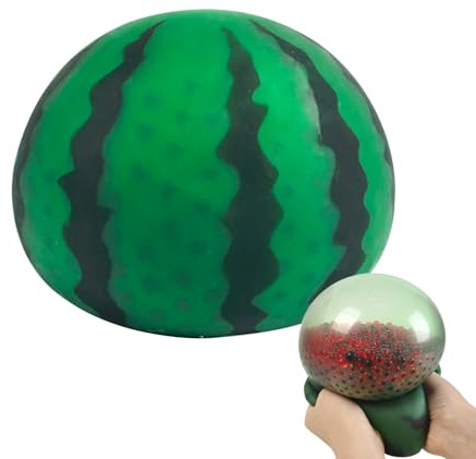 GkgWuxf Anti-Stress-Kugeln, Wassermelonen-Spielzeug – weich, beruhigend, tragbar, für Haus, Party, Klassenzimmer, Reisen, Erwachsene