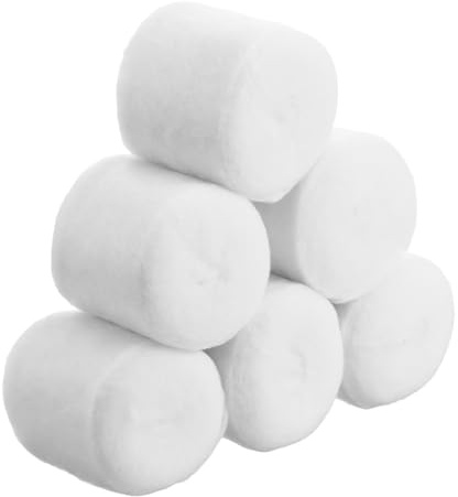 Gjinxi 12 Rolls Cast Padding, Individual Pack Soft Cotton Undercast Padding Wrap, Bandage Cast Use with Plaster Cloth Gauze for Halloween Wrap Bandage Art Body Casts Mask Making Craft（2 Inch X 8.8 ft）