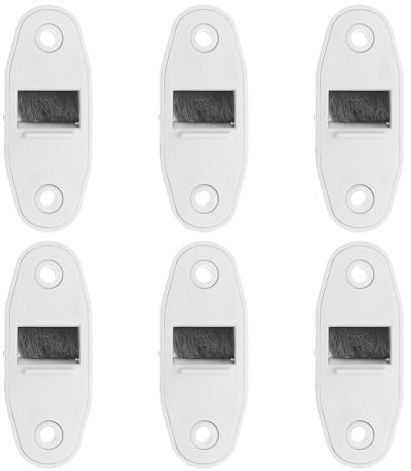 POPETPOP 6pcs Roller Shutter Belt Guide Replacement for 14mm Webbing Strap, Lightweight Plastic Curtain Track Accessories for Window Shutter Maintenance