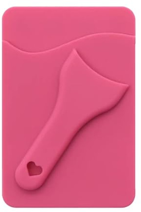 Portacarte per Smartphone Portafoglio In Materiale Silicone Per Cellulare