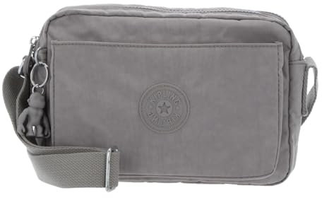 Kipling ABANU M Mittelgroße Umhängetasche, Grey Gris (Grau)