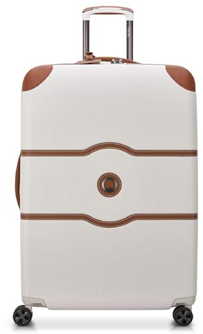 Delsey Paris Chatelet Hardside Luggage with Spinner Wheels, Champagne White, Carry-on 19 Inch, No Brake, Chatelet Hardside Luggage with Spinner Wheels