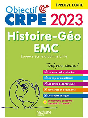 Objectif CRPE 2023 - Histoire-Géographie-EMC - épreuve écrite d'admissibilité (Ebook PDF)