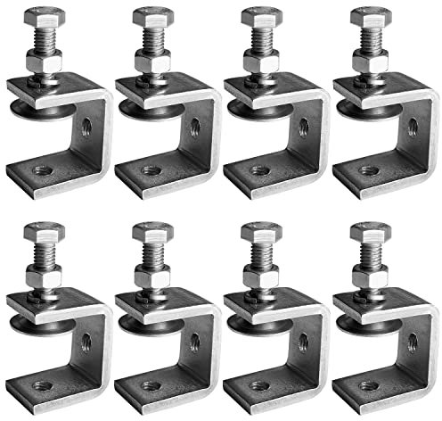 8 Stück C Klemme, Delstahl Heavy Duty trägerklemme, für zwingen, Klemmen & Spanner, Holzarbeiten Werkzeug, Heimwerken & Autoreparatur