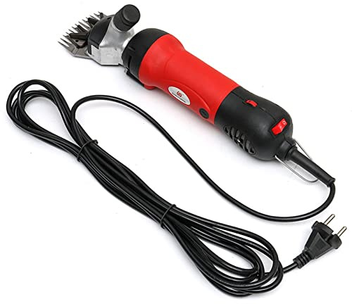 Cisailles à moutons électriques 1200w Cisailles à moutons électriques 13 Dents Couteau droit Laine de montagne Réglage du rasage Pousser Cisaillement Outil de coupe Tondeuse à cheveux pour animaux d