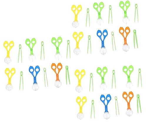 Toyvian 18 Sets Schmetterlingsscherenclips Kinderspielzeug-pinzetten Scherenclips Für Den Außenbereich Lernwerkzeug Sicher Für Kinder