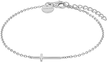 NOELANI - Damen Armband 925 Silber - Kreuz Anhänger