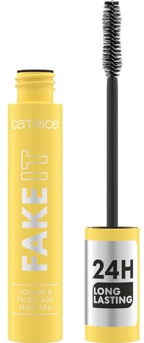 Catrice FAKE IT Volume & False Lash Mascara, Nr. 010, Schwarz, schwunggebend, Falsche Wimpern-Effekt, vegan, ohne Mikroplastikpartikel, Nanopartikel frei, ohne Parfüm, 1er Pack (11ml)