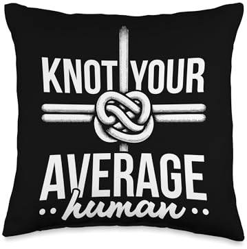 Knotting Knot Looping Twisting Knot Tying Throw Pillow
