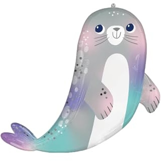 Artisan Owl Under the Sea Multicolor Seal Jumbo 30 Foil Party Balloon - 1 Count