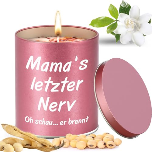 Weihnachtsgeschenke für Mama,9oz Duftkerzen, Lustig Geschenke für Mama Oma | Dose-Kerze mit Gardenienduft,Geschenk für Oma Frauen zum Geschenke Muttertag Geburtstag Weihnachten