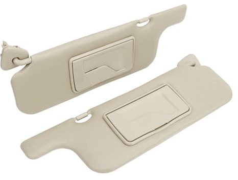 2 Pz Auto Parasole Grigio Specchio Trucco Sun Schermatura Consiglio Per 2001 a 2007