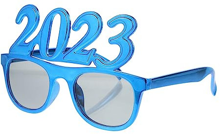 Ciieeo 5 Paar 2023 Rave Party Brillen Photo Booth Requisiten Neujahr Neuheit Sonnenbrillen Für Feier