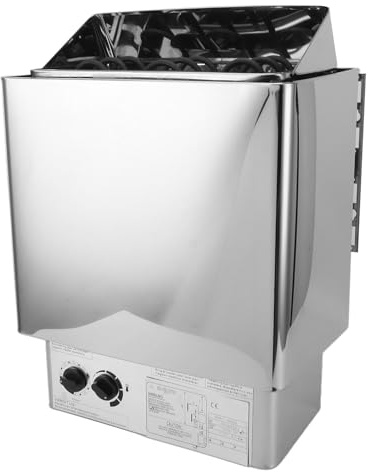 4.5KW Sauna Stove Stainless Steel Sauna Stove Internal Control Temperature Adjustable Sauna Heater 110V
